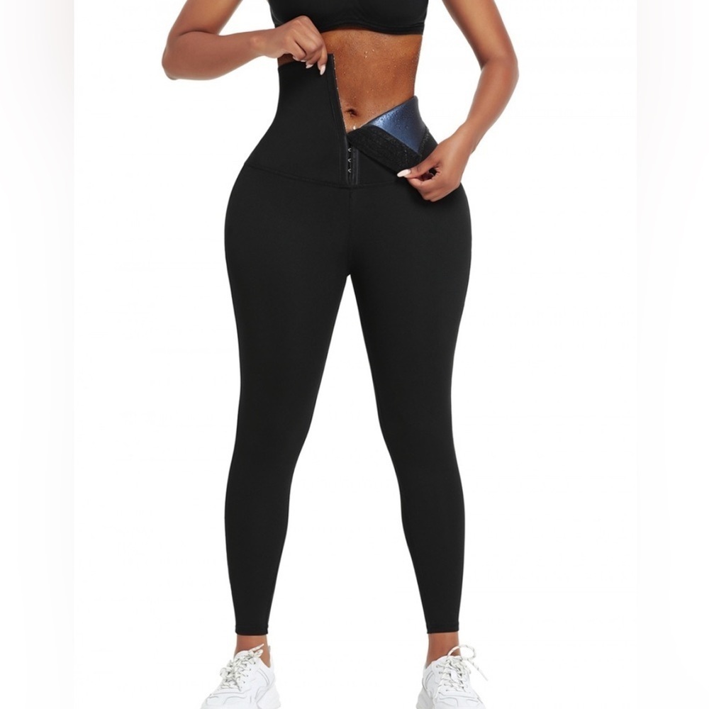 NNEKA ROSE HIGH WAIST THERMO SAUNA COMPRESSING LEGGINGS